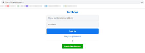 Mehrere Personen auf Faceboook entfreunden (Schritt 1): Melden Sie sich auf der mobilen Facebook-Website an.