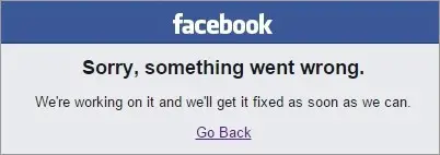 Facebook might be down?