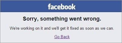 Facebook might be down?