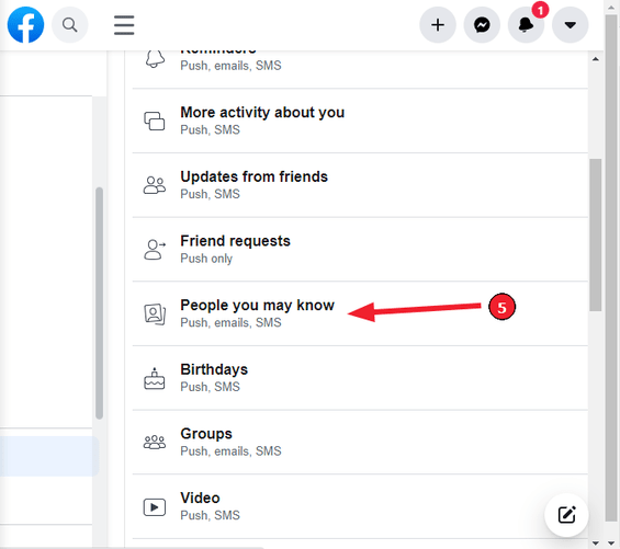 How to turn &quot;People You May Know&quot; off on your Laptop/Desktop (Step 5): Go to &quot;People You May Know&quot;