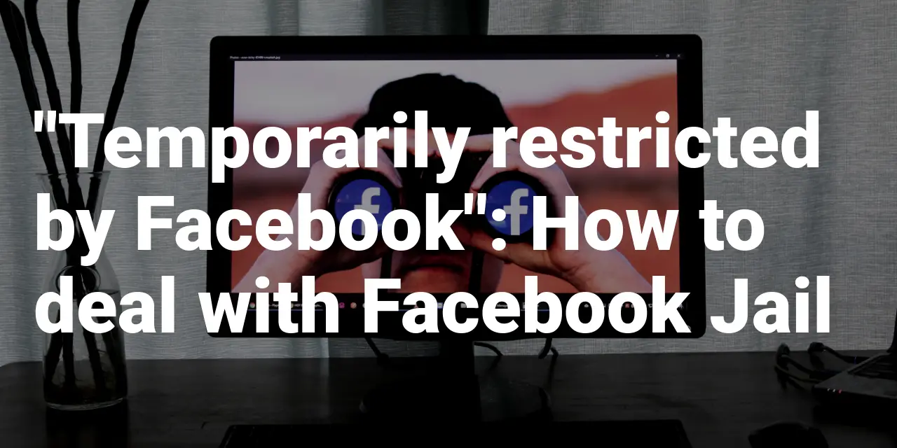 How to deal with Facebook's temporary restriction