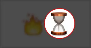 Snapchat "Hourglass"-emoji (also called sand glass)