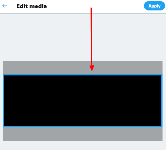 Add Cover Image to Twitter: Drag and drop the image until it fits your needs.